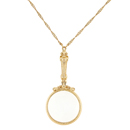 [1928 Jewelry Magnifying Glass Pendant Necklace]