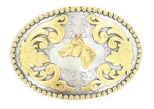 Embossed Horse Buckle