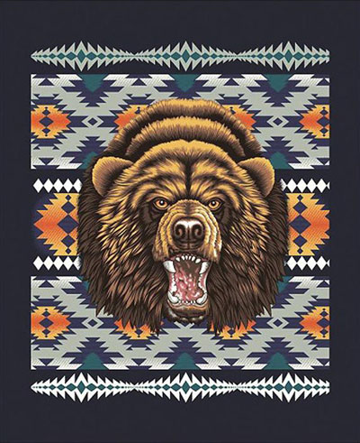 Fleece Bear Blanket 