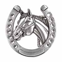 [Blazin Roxx  Horseshoe Buckle]