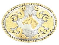 [Nocona Embossed Horse Buckle]