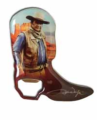 [ John Wayne Bottle Opener Magnet ]