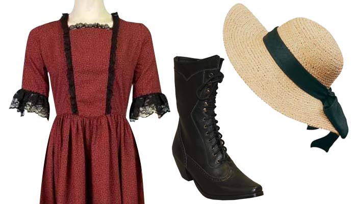 Old West School Teacher Outfit